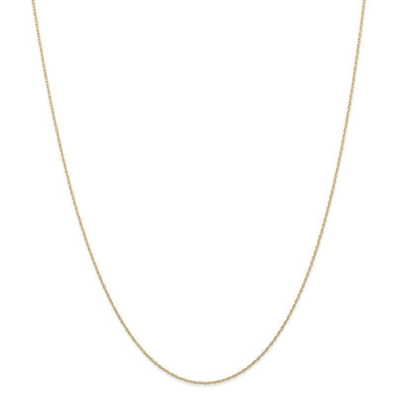 14k 0.6 mm Carded Cable Rope Chain - Seattle Gold Grillz