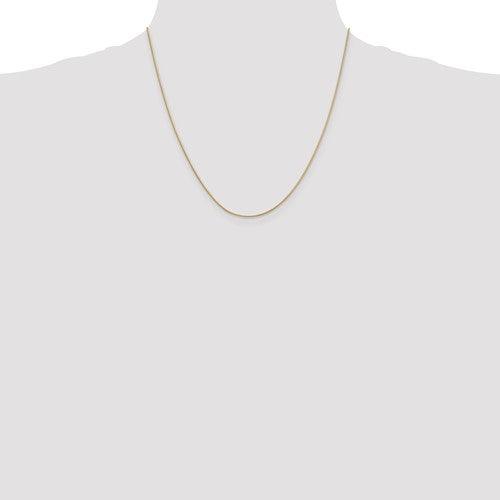 14k 0.90mm Round Snake Chain - Seattle Gold Grillz