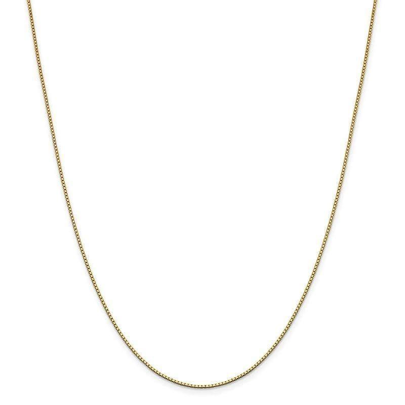 14k 1.05mm Box Chain - Seattle Gold Grillz
