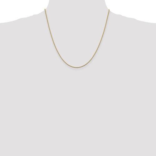 14k 1.05mm Box Chain - Seattle Gold Grillz