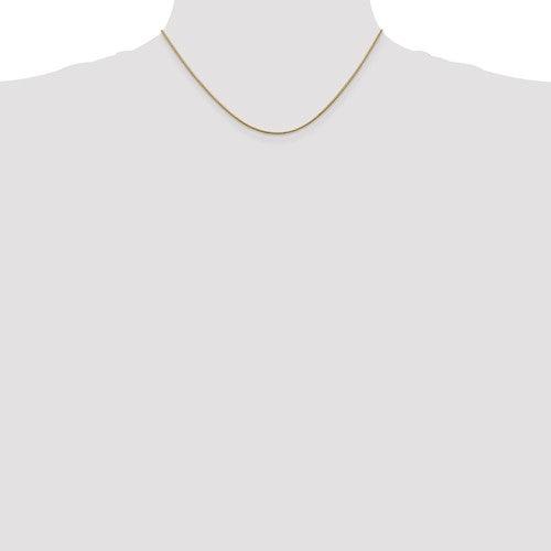 14k 1.1mm Round Snake Chain - Seattle Gold Grillz