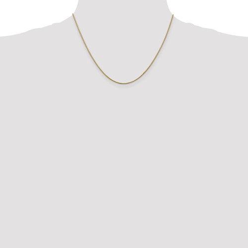 14k 1.1mm Round Snake Chain - Seattle Gold Grillz