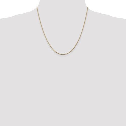 14k 1.1mm Round Snake Chain - Seattle Gold Grillz