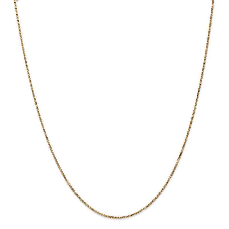 14k 1.25mm Spiga Chain. Weight: 2.47, Length: 14", Width: 1.25 - Seattle Gold Grillz