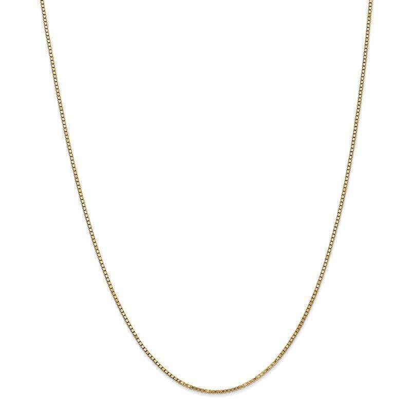 14k 1.3mm Box Chain - Seattle Gold Grillz