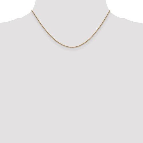 14k 1.3mm Round Snake Chain - Seattle Gold Grillz