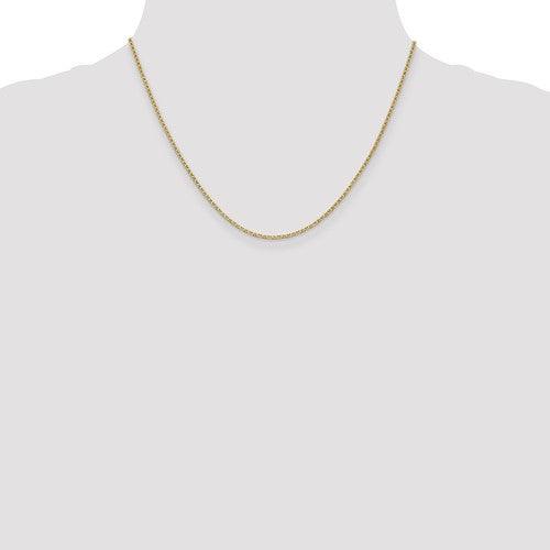 14k 1.5mm Anchor Link Chain - Seattle Gold Grillz