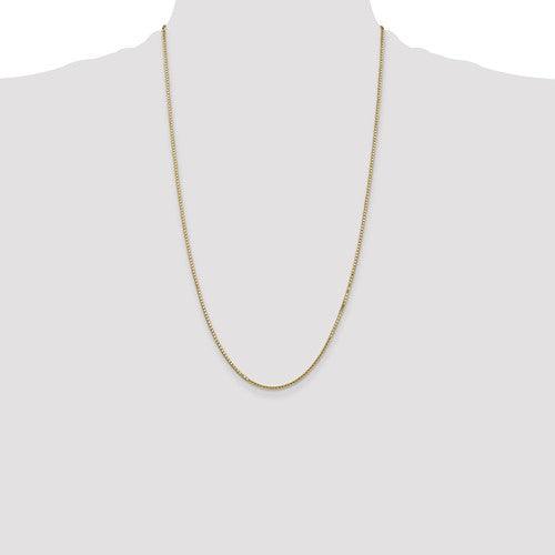 14k 1.5mm Box Chain - Seattle Gold Grillz