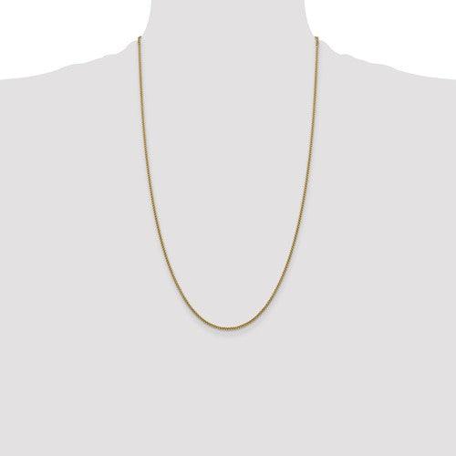 14k 1.5mm Hollow Round Box Chain - Seattle Gold Grillz