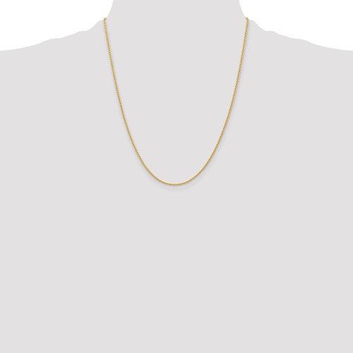14k 1.5mm Parisian Wheat Chain - Seattle Gold Grillz