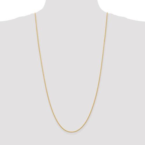 14k 1.5mm Parisian Wheat Chain - Seattle Gold Grillz
