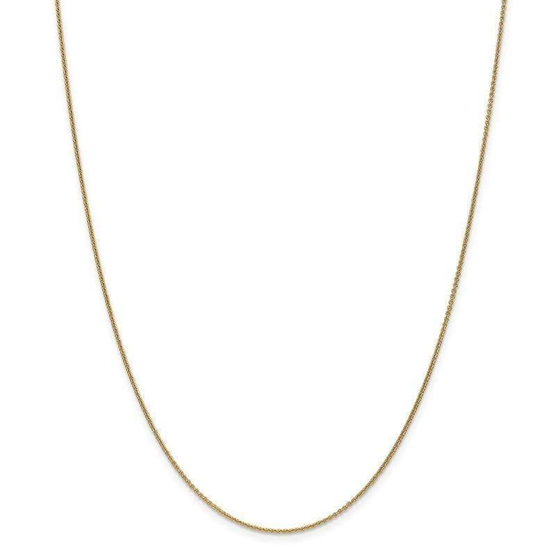 14k 1mm Cable Chain - Seattle Gold Grillz