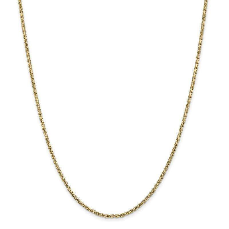 14k 2.25mm Parisian Wheat Chain - Seattle Gold Grillz