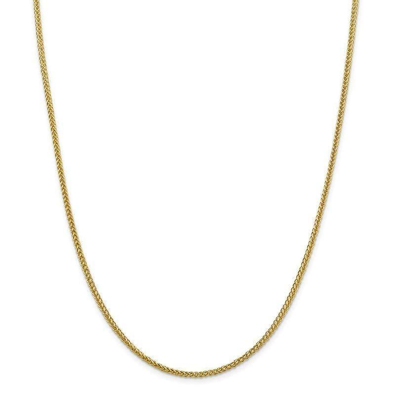 14k 2.35mm Semi-solid 3-Wire Wheat Chain - Seattle Gold Grillz
