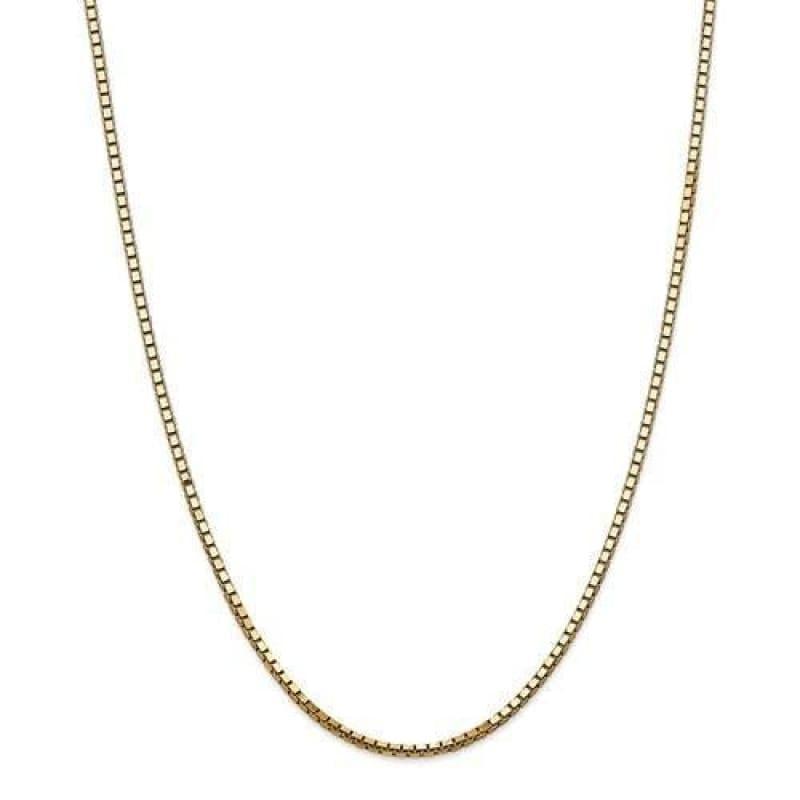 14k 2.5mm Box Chain - Seattle Gold Grillz