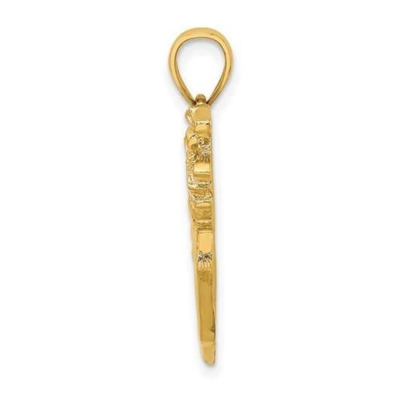 14K 2-D Golf Bag and Clubs Charm - Seattle Gold Grillz