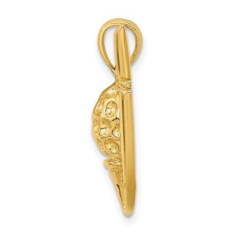 14K 2-D Golf Club and Ball On Tee Charm - Seattle Gold Grillz