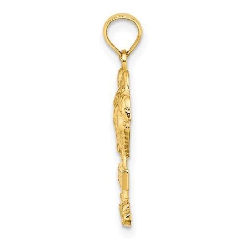 14K 2-D HAWAII On Palm Tree Charm - Seattle Gold Grillz