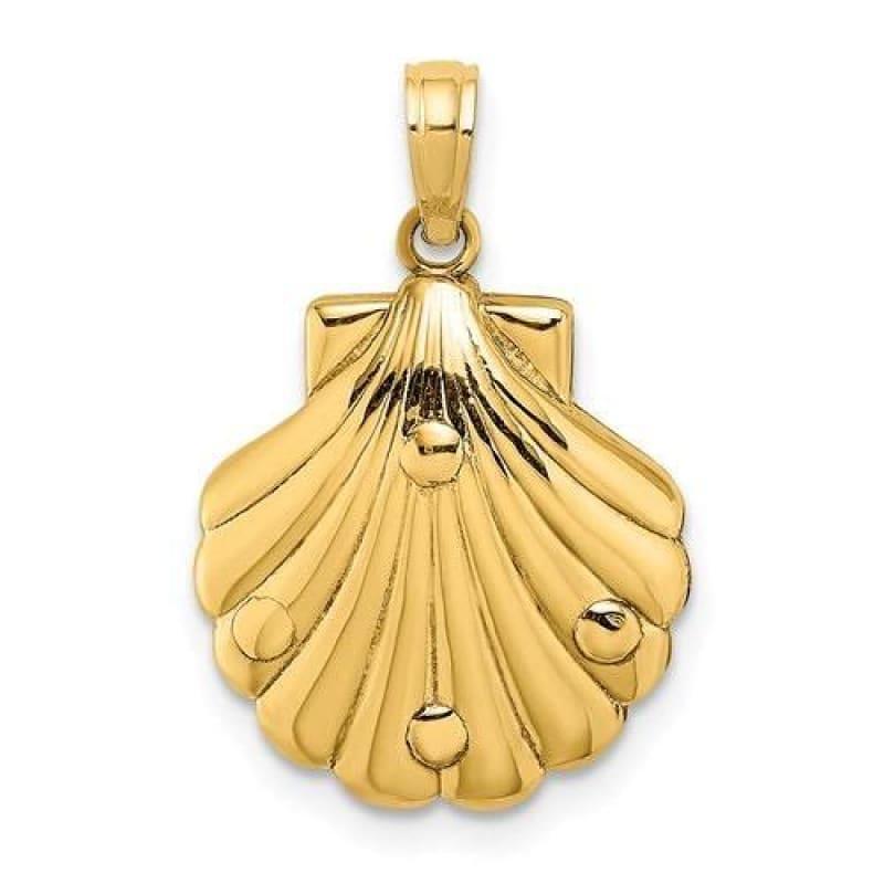 14K 2-D Reversible W- Mini Double Palm Tree Charm - Seattle Gold Grillz