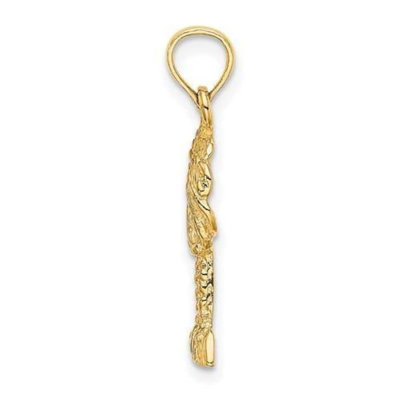 14K 2D Palm Tree Charm - Seattle Gold Grillz