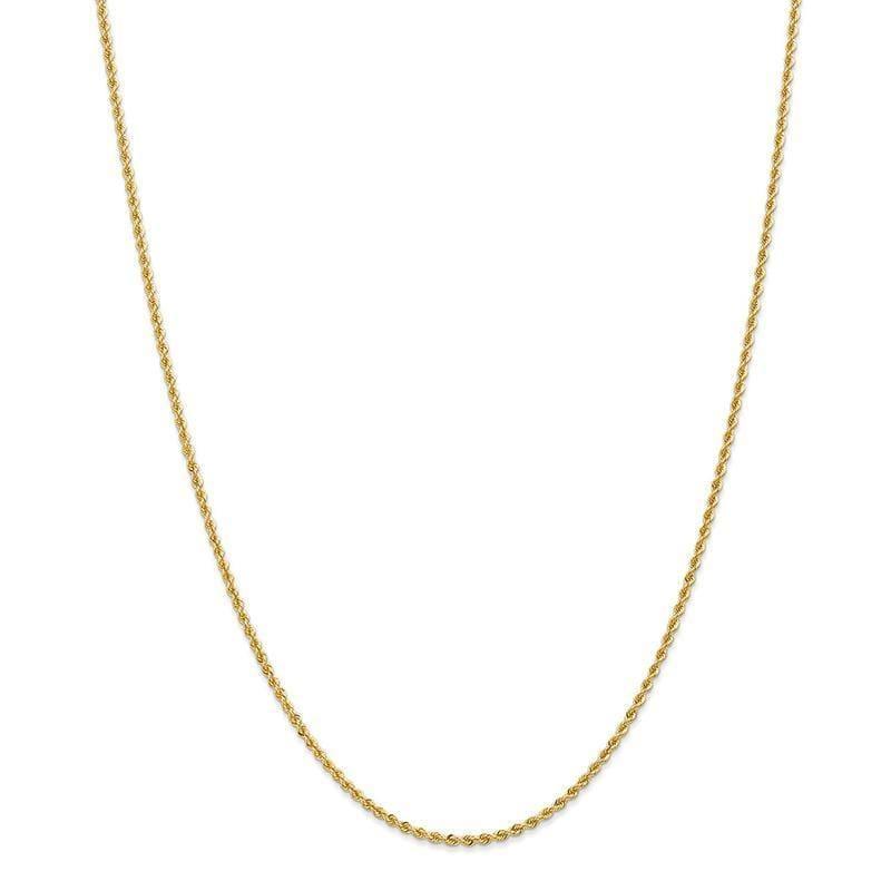 14k 2mm Handmade Regular Rope Chain - Seattle Gold Grillz