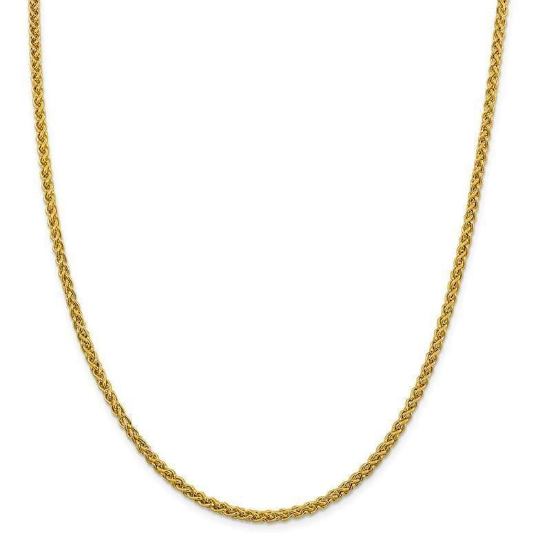 14k 3.45mm Semi-solid Wheat Chain - Seattle Gold Grillz