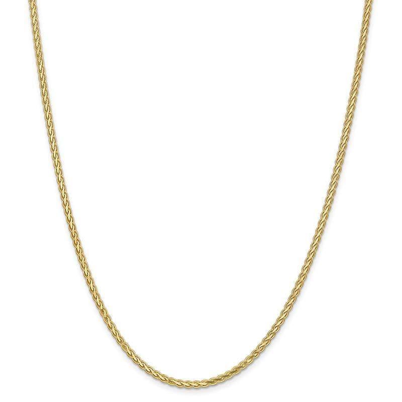 14k 3mm Flat Wheat Chain - Seattle Gold Grillz