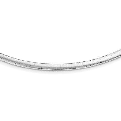 14k 3mm Two-tone Reversible Omega Chain - Seattle Gold Grillz
