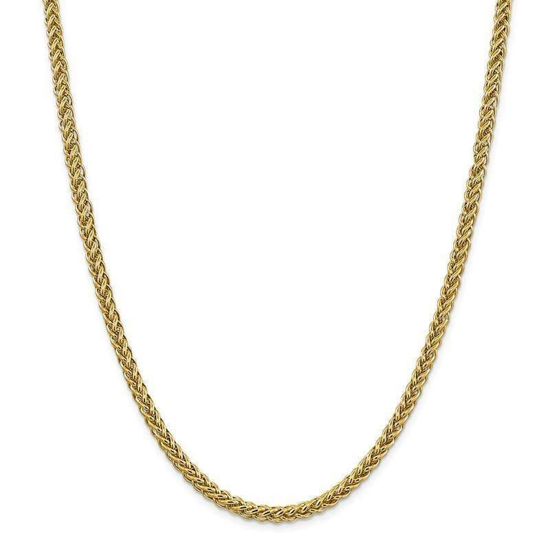 14k 4.65mm Semi-solid 3-Wire Wheat Chain - Seattle Gold Grillz