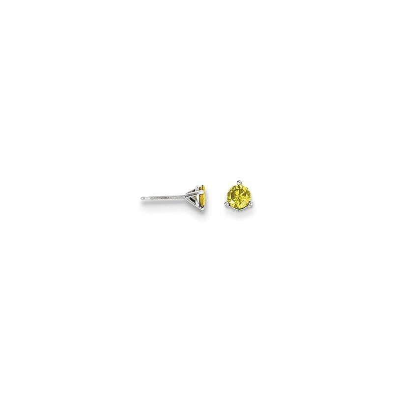 14k .40ct Yellow Diamond Stud Earrings - Seattle Gold Grillz