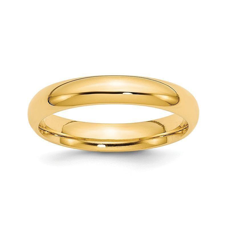 14k 4mm Comfort-Fit Band - Seattle Gold Grillz