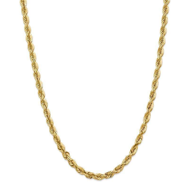14k 5.5mm Diamond-cut Rope Chain - Seattle Gold Grillz