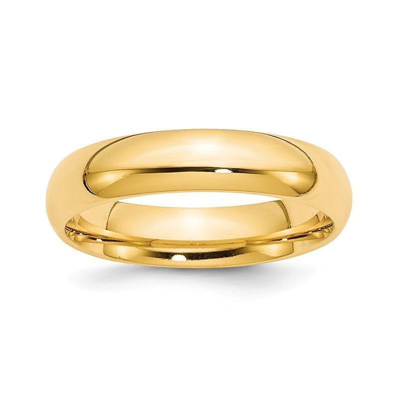 14k 5mm Comfort-Fit Band - Seattle Gold Grillz