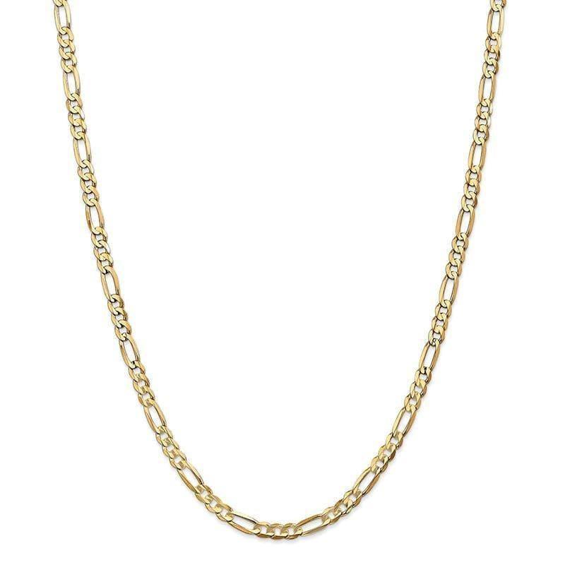 14k 5mm Concave Open Figaro Chain - Seattle Gold Grillz