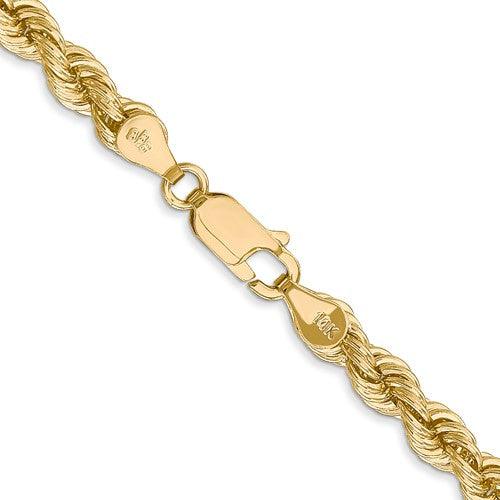 14k 5mm Handmade Regular Rope Chain - Seattle Gold Grillz