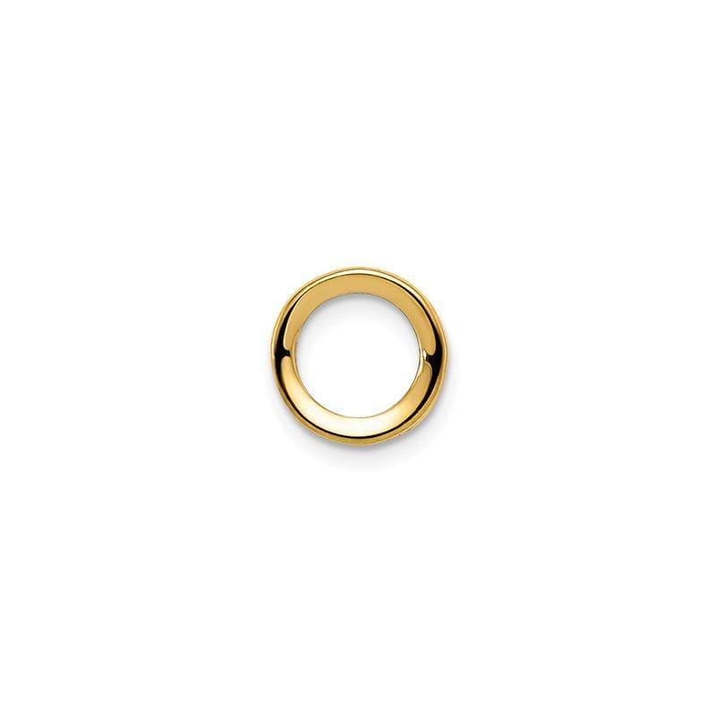 14k 5mm Round Bezel Pendant Mounting - Seattle Gold Grillz