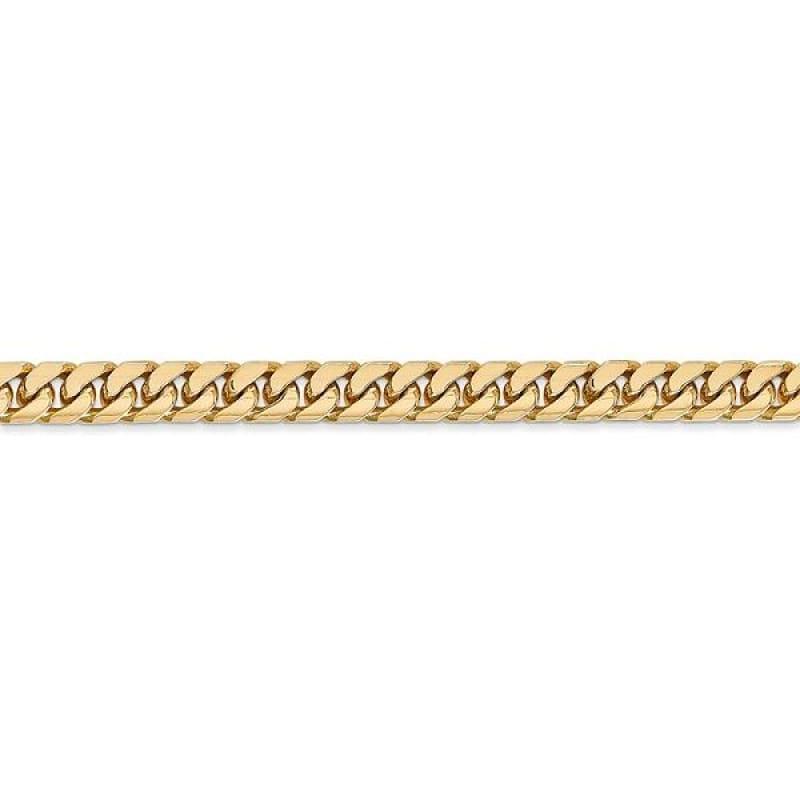 14k 5mm Solid Miami Cuban Bracelet - Seattle Gold Grillz