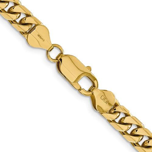 14k 6.25mm Solid Miami Cuban Link Chain - Seattle Gold Grillz