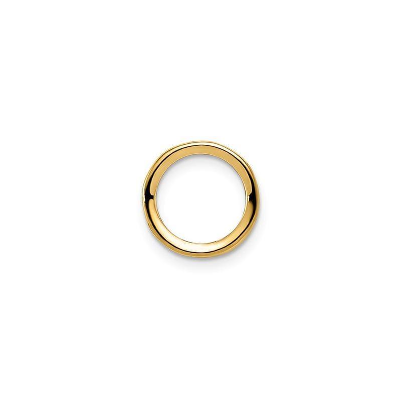 14k 6mm Round Bezel Pendant Mounting - Seattle Gold Grillz