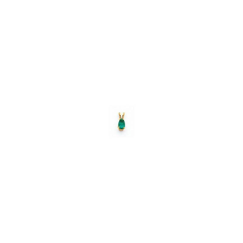 14k 8x5mm Pear Mount St. Helens pendant - Seattle Gold Grillz