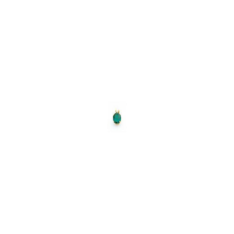 14k 9x7mm Oval Mount St. Helens pendant - Seattle Gold Grillz