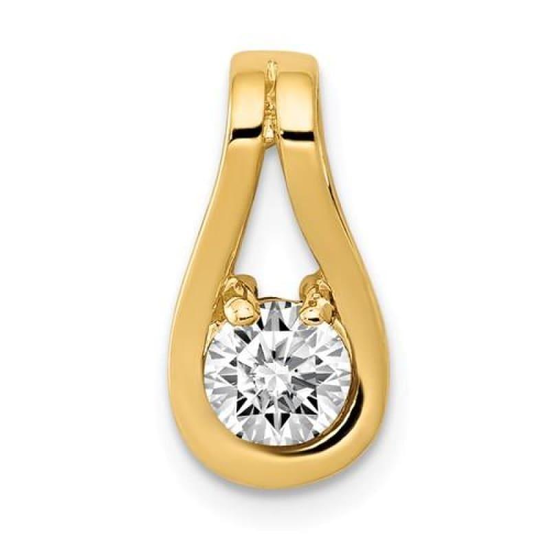 14k AAA Diamond pendant - Seattle Gold Grillz