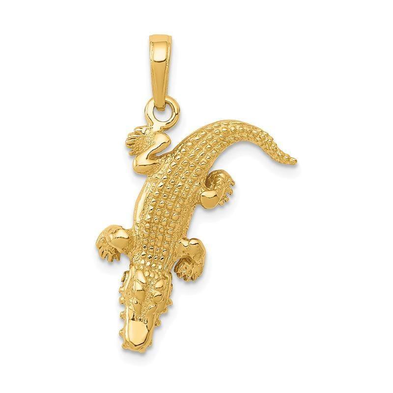 14k Alligator Pendant - Seattle Gold Grillz