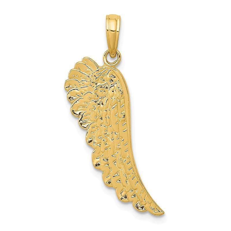 14K Angel Wing Pendant - Seattle Gold Grillz