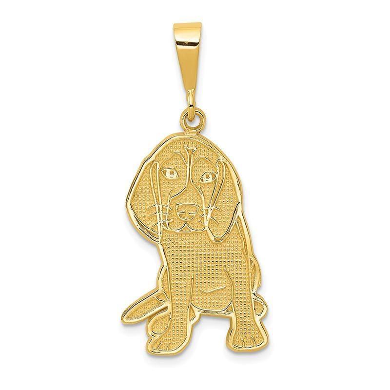 14k Beagle Pendant - Seattle Gold Grillz