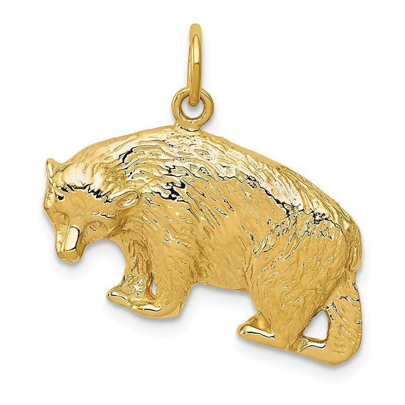 14k Bear Charm - Seattle Gold Grillz