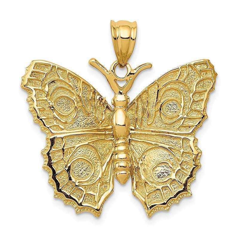 14k Butterfly Charm - Seattle Gold Grillz