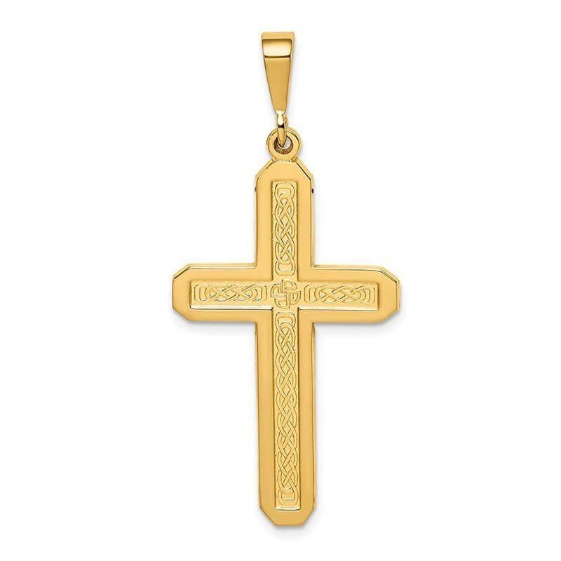 14k Cross Pendant. Weight: 2.85, Length: 48, Width: 21 - Seattle Gold Grillz