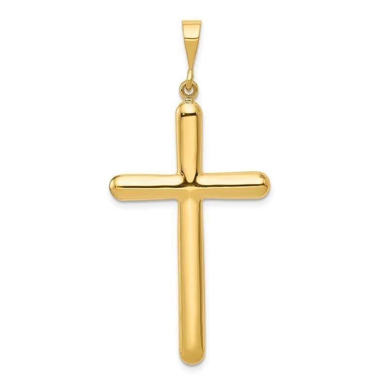 14k Cross Pendant. Weight: 2.86, Length: 50, Width: 23 - Seattle Gold Grillz