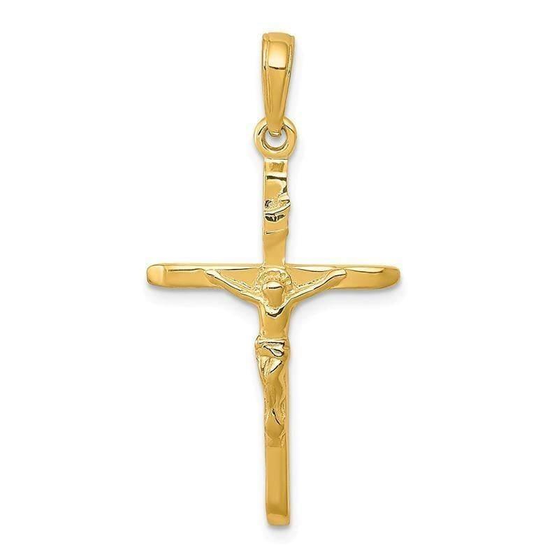 14k Crucifix Pendant. Weight: 1.59, Length: 34, Width: 19 - Seattle Gold Grillz